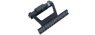 Ranger Armory CNC AK47/74 Side Rail Scope QD Mount (Color: Black)