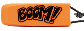Valken Daggers Barrel Cover "BOOM" (Color: Orange)