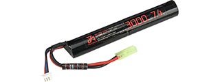 Zion Arms 7.4v 3000mAh Lithium-Ion Stick Type Battery (Tamiya Connector)