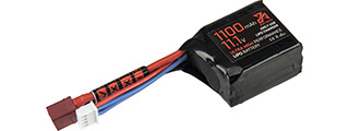 Zion Arms 11.1v 1100mAh Lithium-Ion Brick Type Battery (Deans Connector)