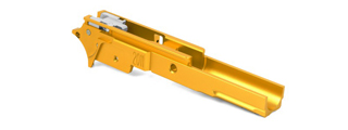 Airsoft Masterpiece 2011 3.9 Aluminum Frame w/ Rail for Hi-Capa (Color: Gold)