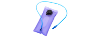 Lancer Tactical 2.5 Liter Hydration Bladder (Color: Blue / Purple)