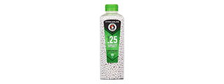 Lancer Tactical 5050 Round 0.25g Streamline Competition Grade Bio BB Bottle (Color: White)