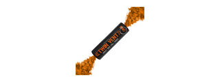 Enola Gaye Twin Vent Burst High Output Airsoft Wire Pull Smoke Grenade (Color: Orange)