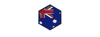 Hexagon PVC Patch Australia Flag