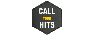 Hexagon PVC Patch "Call Your Hits"