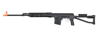 A&K Airsoft SVD S Bolt Action Rifle w/ Folding Stock (Black)
