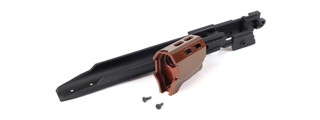 Laylax Zanshin Custom Lower "Edge" Frame & Compensator Set for Hi-Capa 5.1 GBB Airsoft Pistols (Color: Kurenai Red)