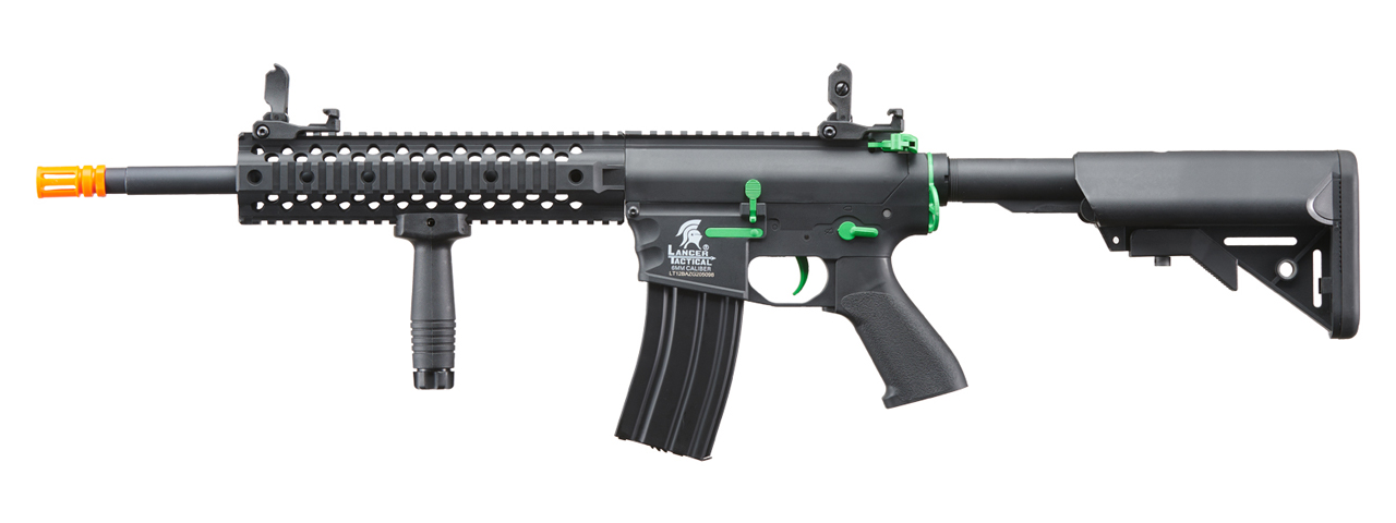 Lancer Tactical Gen 2 M4 Evo Airsoft AEG Rifle (Color: Black / Green)