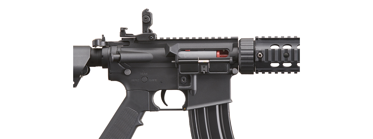 Lancer Tactical Gen 2 9" M4 SD Carbine Airsoft AEG Rifle with Mock Suppressor (Color: Black)