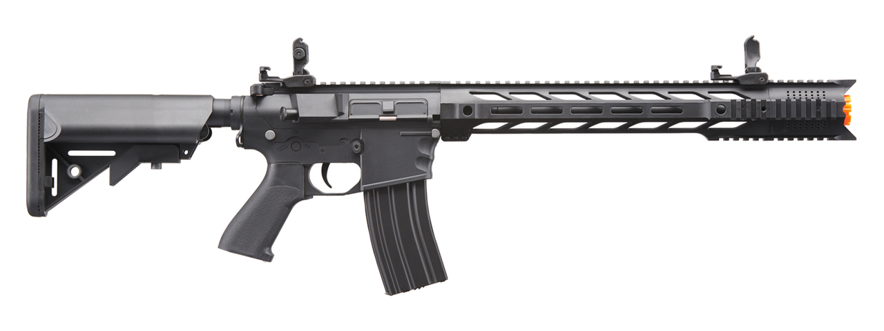Lancer Tactical Low FPS Gen 2 M4 SPR Interceptor Airsoft AEG Rifle (Color: Black)