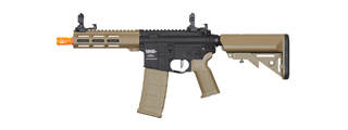 Lancer Tactical Mayhem 7" M-LOK Proline Series M4 Airsoft Rifle w/ Crane Stock (Color: Two-Tone)