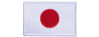 Embroidered Japan Flag Patch