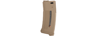 PTS Enhanced Polymer EPM1 250 Round Mid-Cap Magazine for M4/M16 AEGs (Color: Tan)