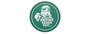 "Your Empire Needs You" PVC Patch (Color: Green)