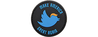 "Make America Great Again" Twitter Bird PVC Patch
