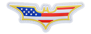 Batman US Flag PVC Patch