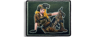 "Sam" The Blonde Navy Seal Modern Pin-Up Girl Embroidered Patch