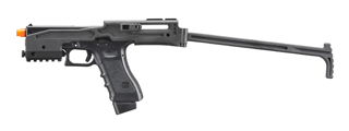 Limited Edition Bundle Metal USW B&T Licensed PCC Kit with Elite Force Gen 4 Glock 17 Gas Blowback Pistol (Color: Black)