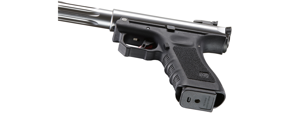 WE-Tech Galaxy Select Fire Premium S Gas Blowback Pistol (Color: Silver)