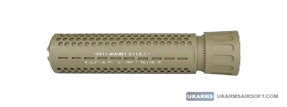 ACW-205-TAtlas Custom Works KAC QDC Mock Suppressor with Flash Hider (Color: Tan)