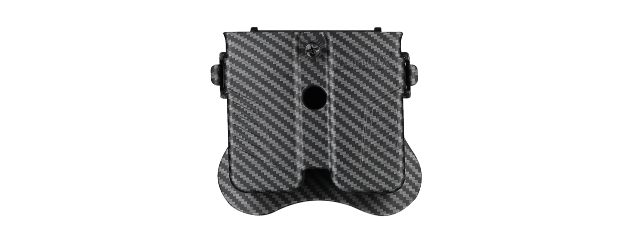 Amomax Universal Double Pistol Mag Pouch (Carbon Fiber)