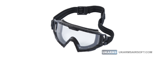 FMA SI Ballistic Goggle 2.0 with Transparent Lens (Color: Black)