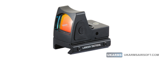 Lancer Tactical Adjustable Red Dot Reflex Sight (Color: Black)