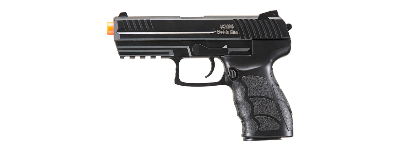 UK Arms P30 Plastic Airsoft Spring Pistol (Color: Black)