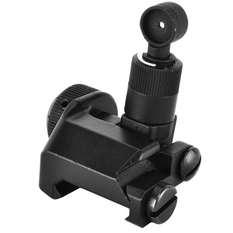 Golden Eagle Airsoft SR25 / M4 / M16 Flip-Up 600M Rear Iron Sight