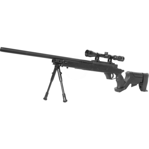 WellFire SR22 Bolt Action Type 22 Sniper Rifle w/ Scope and Bipod