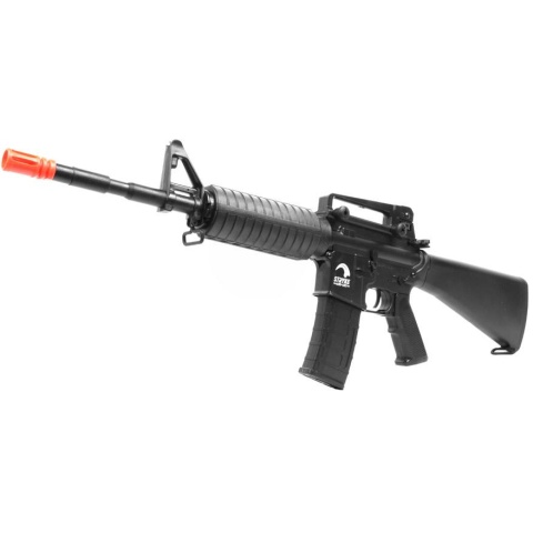 AMS-SRC Stryke Series SR15-A4 Carbine AEG Airsoft Rifle - BLACK -  (DISCONTINUED)