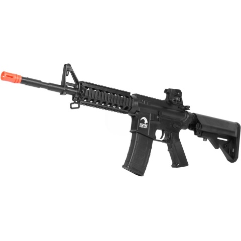 SRC AMS Stryke Series SR15 RIS Carbine Airsoft AEG Rifle - BLACK