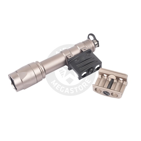 ACW 45 Degree Offset Picatinny Mount for Scout Lights - Desert Tan