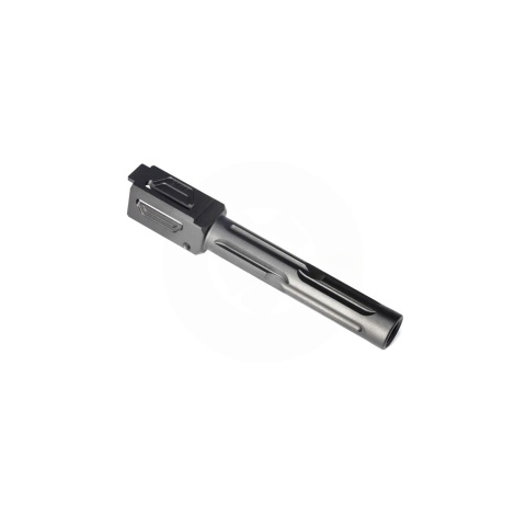 TTI Airsoft CNC Aluminum 11mm CW Threaded Fixed Outer Barrel Type B For Umarex / VFC Glock 17 Gen5 / G45 GBBP Series