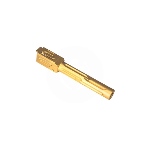TTI Airsoft CNC Aluminum 11mm CW Threaded Fixed Outer Barrel Type B For Umarex / VFC Glock 17 Gen5 / G45 GBBP Series