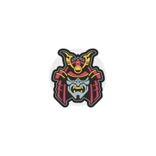 Samurai Helmet Full Color PVC Patch