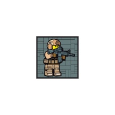 Lego Soldier PVC Patch