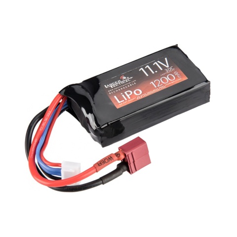 Lancer Tactical 30C 11.1v 1200mAh Mini Deans LiPo Battery