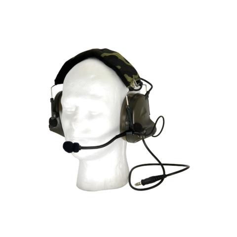 Ztac AC-251G Comtac II Headset, Military Standard Plug, Foliage Green
