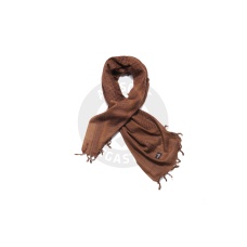 Lancer Tactical Multi-Purpose Shemagh Face Head Wrap - LIGHT BROWN / DARK BROWN