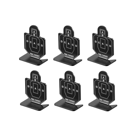 Airsoft Megastore Armory Metal Shooting Targets - Type B (Set of 6)