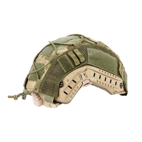 Lancer Tactical  1000D Nylon Polyester Bump Helmet Cover (Forest Green)