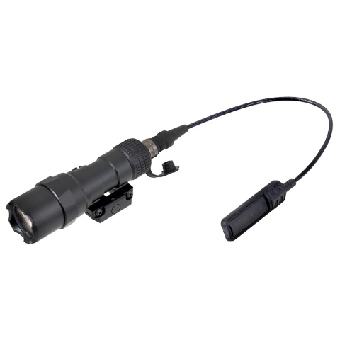 L002 500 Lumen Tactical LED Flashlight w/ Pressure Pad (BLACK)