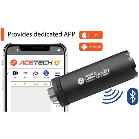 ACETECH Lighter BT Tracer Unit (Flat Black Variation)