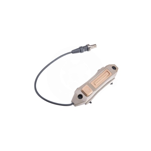 Atlas Custom Works Dual Function Remote Pressure Switch for Scout Style Tactical Flashlights - (Dark Earth)