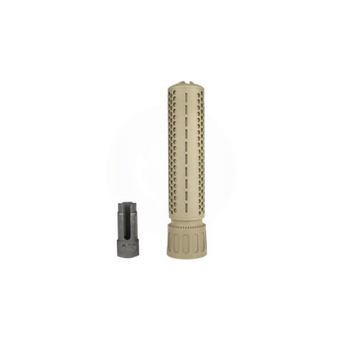 Atlas Custom Works KAC QDC Mock Suppressor with Flash Hider (Color: Tan)