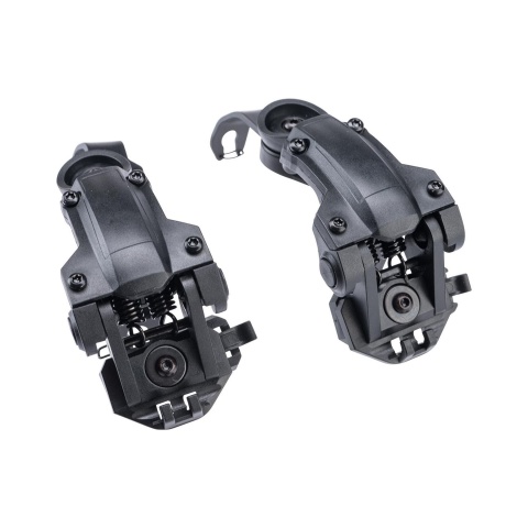 Atlas Custom Works Headset Adapter ARC Helmet Rail Mount Kit for Sordin Headsets - (Black)