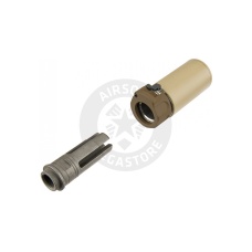 Atlas Custom Works Full Metal SOCOM QD Barrel Extension w/ Flash Hider - (Tan)
