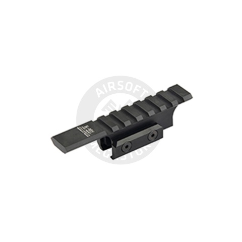 Atlas Custom Works B-18U Elongated Classic Upper Rail for AKS-74U Series Airsoft AEG Rifle (Color: Black)